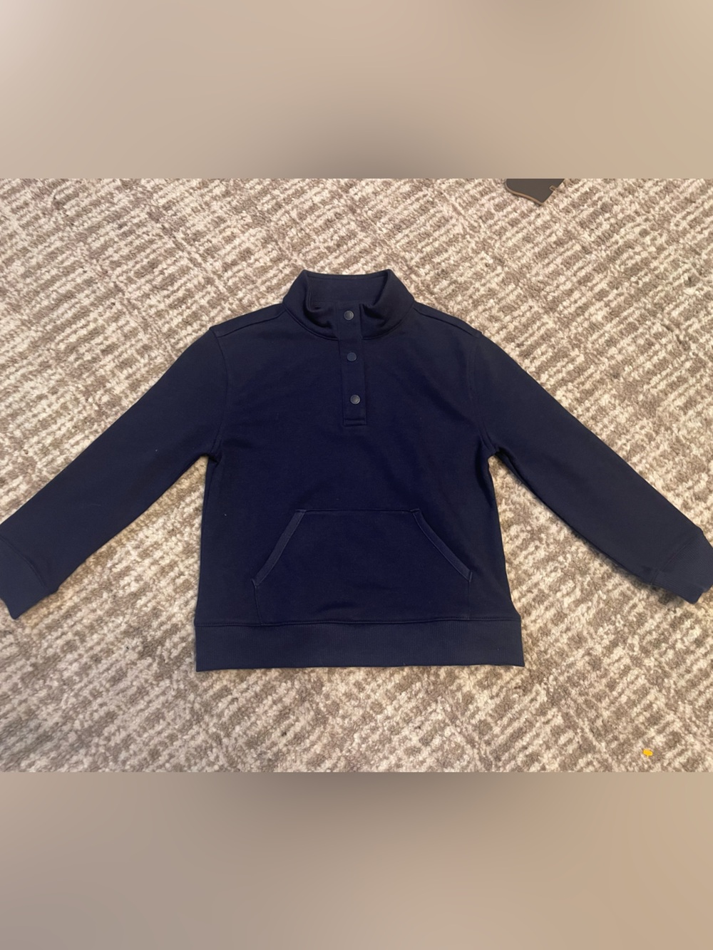 New Boys Janie and Jack Navy Half Pullover Sweater